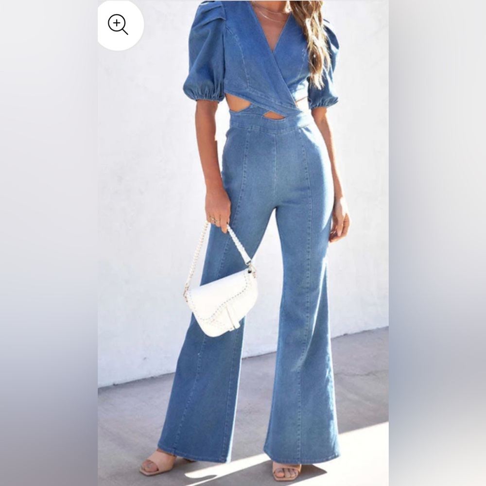 Flying Tomato Blue Denim Dress